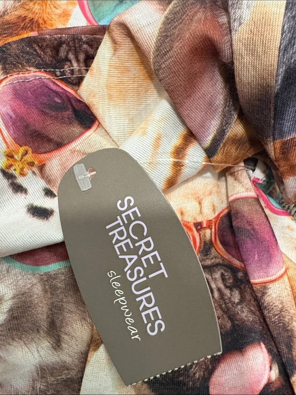 Secret Treasures Multicolor Pet Portrait Tunic